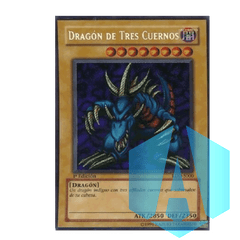 Tri-Horned Dragon - LDD-S000 - Secret Rare - 1st Edition - Spanish